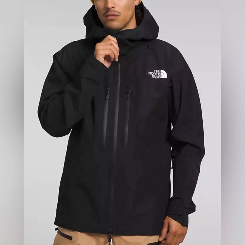 The North Face Mens Ceptor Ski Snowboard 3l Shell Waterproof Hooded Black Jacket